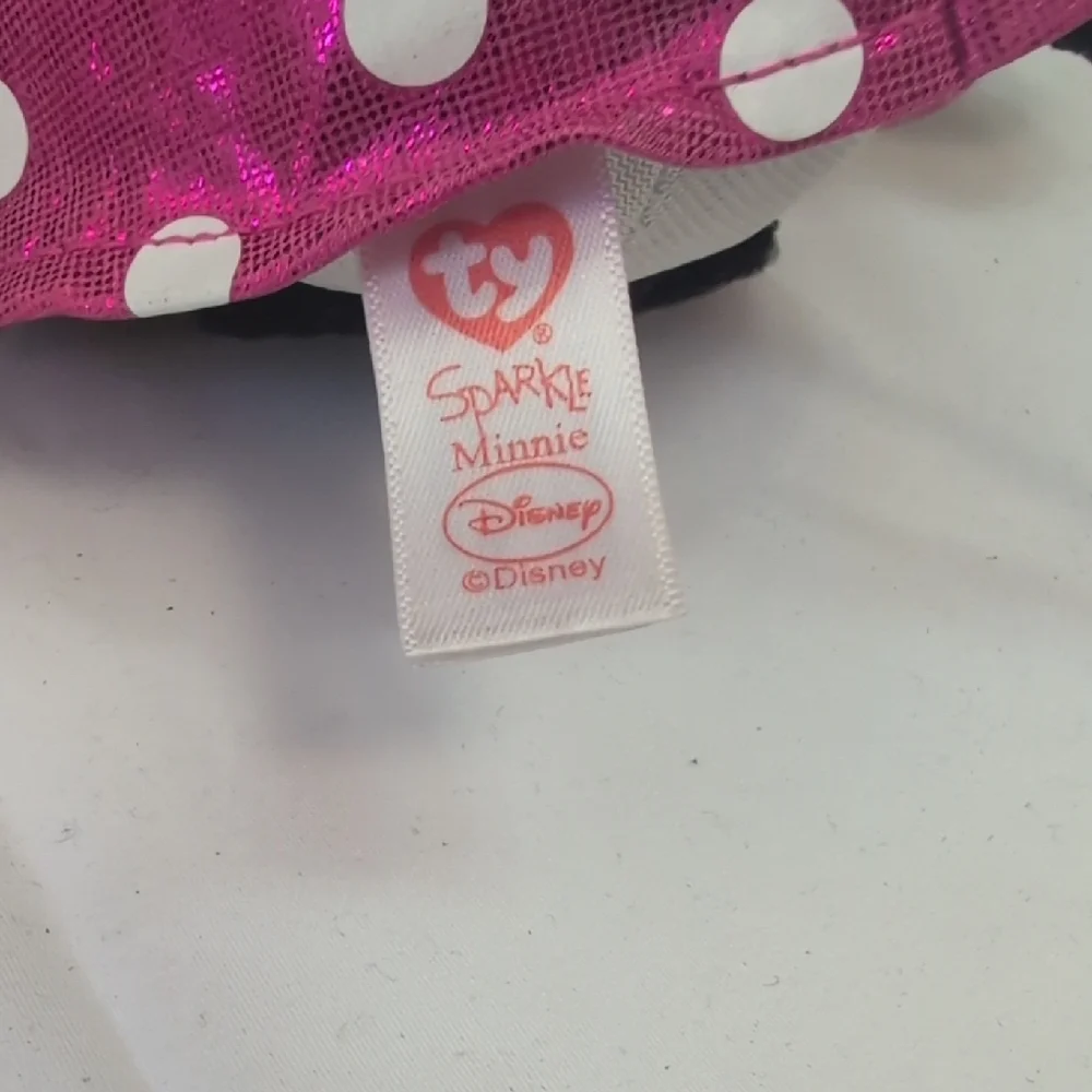 Disney Minnie Mouse TY Mini Disney Plush - Pink and Black - Picture 3 of 5